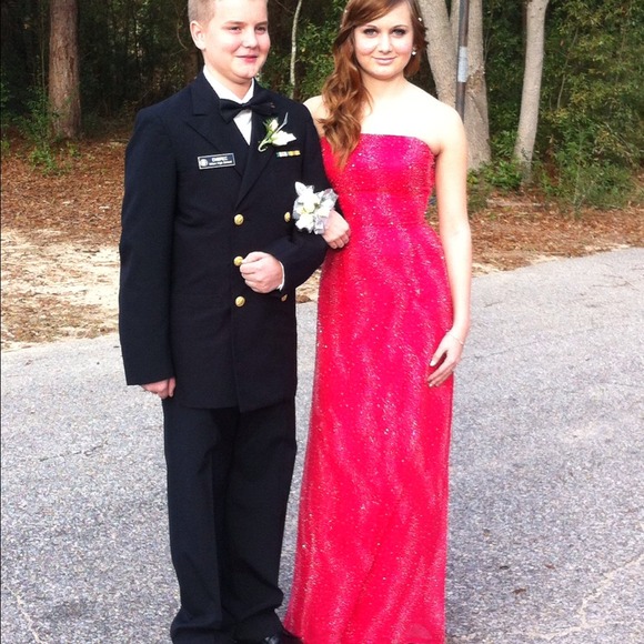 long red formal gown