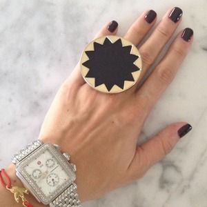 House of Harlow 1960 starburst ring size 6