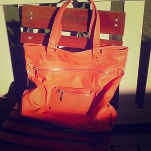 Orange Olivia Kelly purse