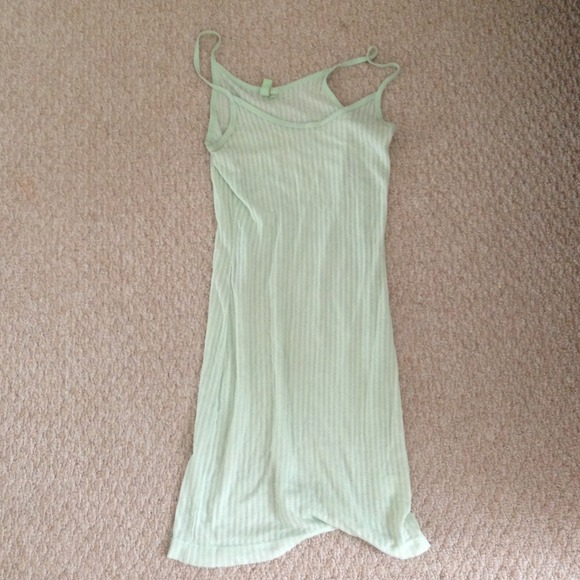 Lime green dress