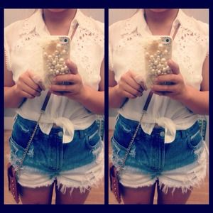 High waisted shorts