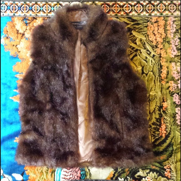 Faux fur vest RESERVED!