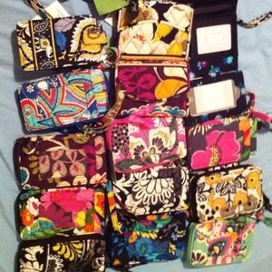 Vera Bradley wallets/ clutches