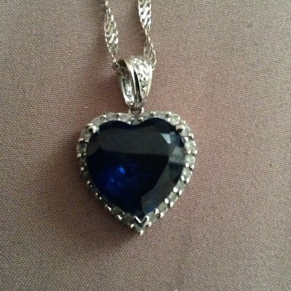 ***SOLD***REDUCED!! 💯% genuine Sapphire necklace. - Picture 2 of 4