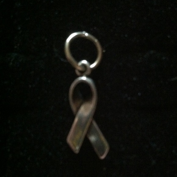 Breast Cancer Awareness charm sterling silver