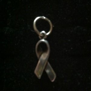 Breast Cancer Awareness charm sterling silver