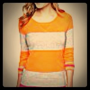 SOLD Color-block Stripe Sweater