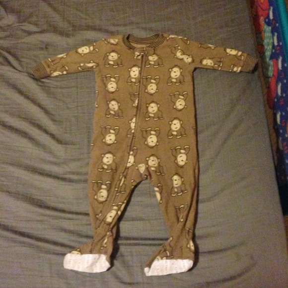Fleece Footie PJ . 12M