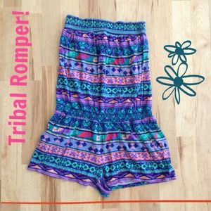 Colorful Tribal Romper!