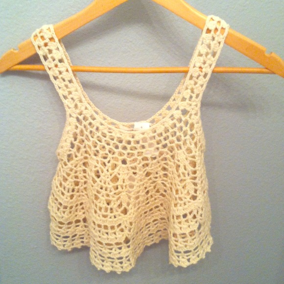 64% off Lf Tops - Lf crochet crop top from Samanthas ...