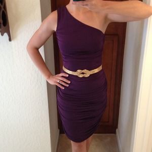 Gorgeous plum dress!