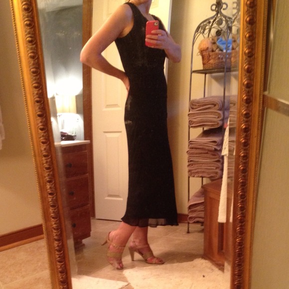 Elegant Black Dress Size M - Picture 4 of 4