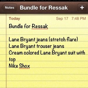 BUNDLE for Ressak Jeans, suit, sneakers