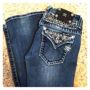 PRICE REDUCED!! Sequined Miss Me Jeans!