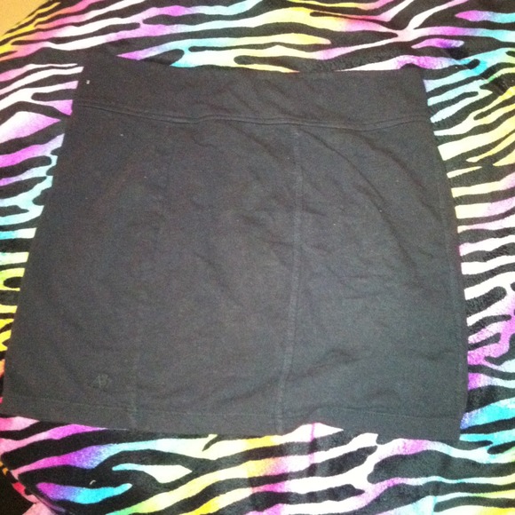 black short skirt