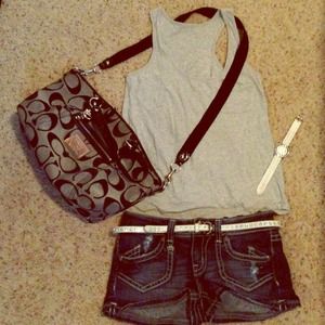 Grey with shimmer tank!