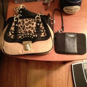 Coach wristlet and purse bundle