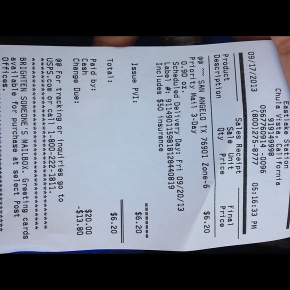 Reciept