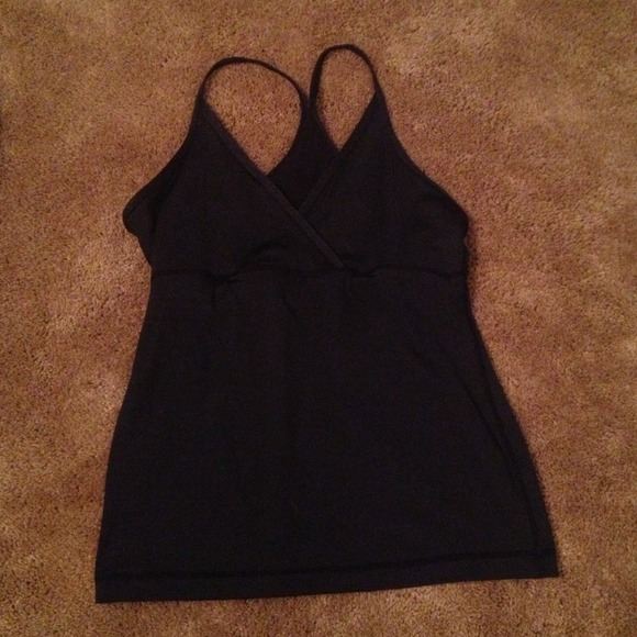 SOLD. Black lululemon tank