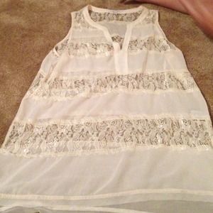 SOLD.  Beautiful lace top