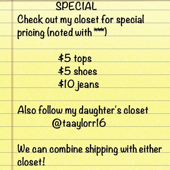 Special pricing 💞