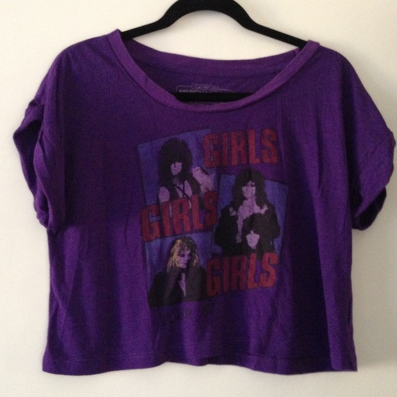 MOTLEY CRUE CROP TOP