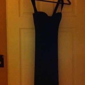 Formal floor length black dress