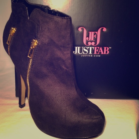 JustFab high heel Ankle Boots.