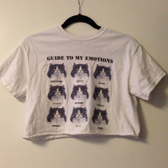 Cropped Cat Shirt