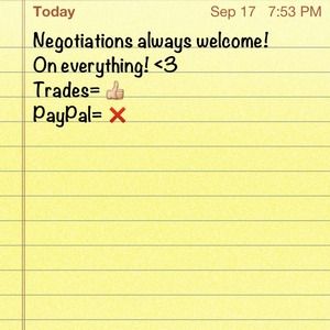 Negotiate with me!