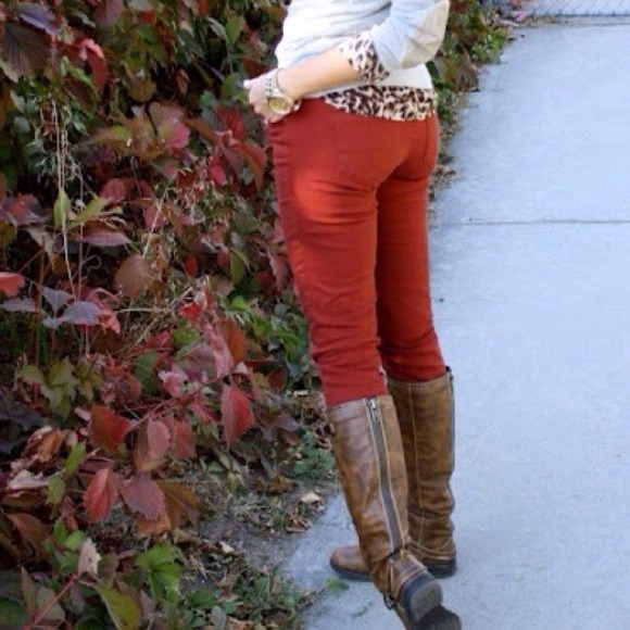 Cello Denim - Rust Skinny Jeans