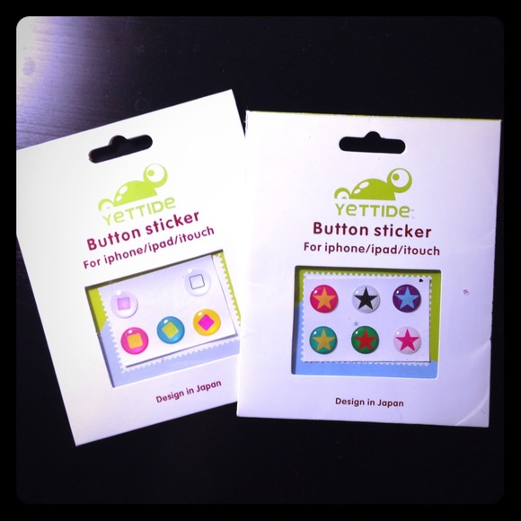 iPhone/iPad/itouch button sticker