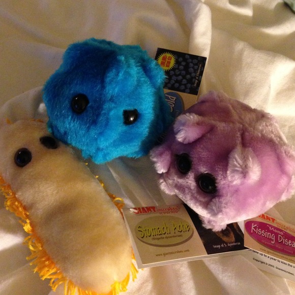 Plush Microbes 3 (Mono, Cold, Stomach Ache)