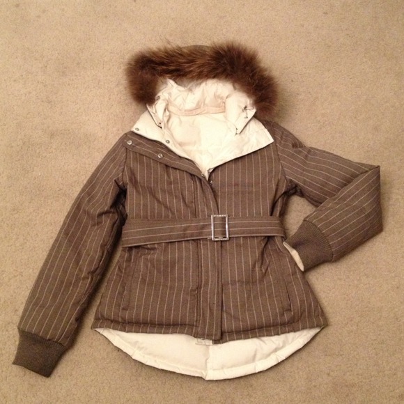 **SOLD in bundle***^Fur lined reversible jacket