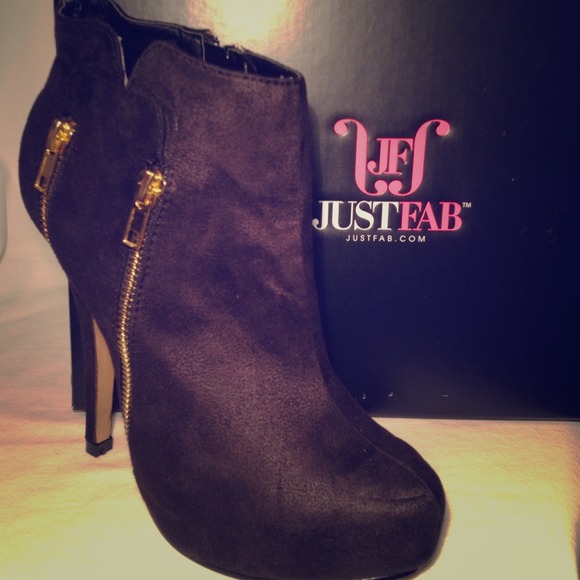 JustFab high heel Ankle Boots.