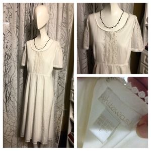 Anthropologie - Whitewash dress