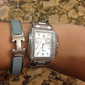 ❌SOLD❌SOLD❌Michele diamond deco watch