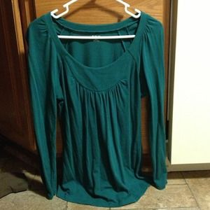A.N.A long sleeve green shirt