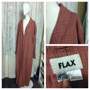 Long Flax Jacket