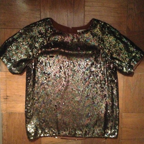Madewell sequin top