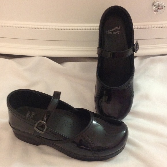 DANSKO Patent Leather Clogs