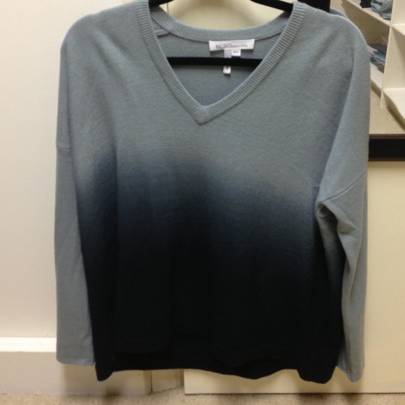 NWOT BCBGeneration blue ombré oversized sweater