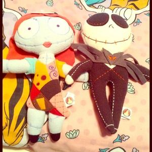 Nightmare Before Christmas Jack & Sally Plush