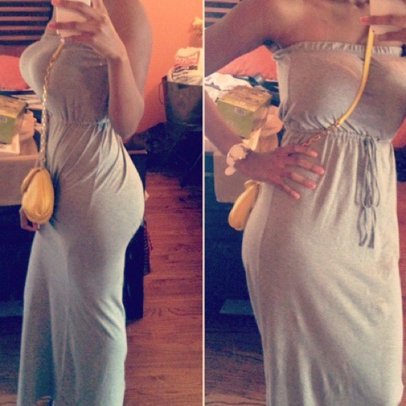 Gray Maxi Dress