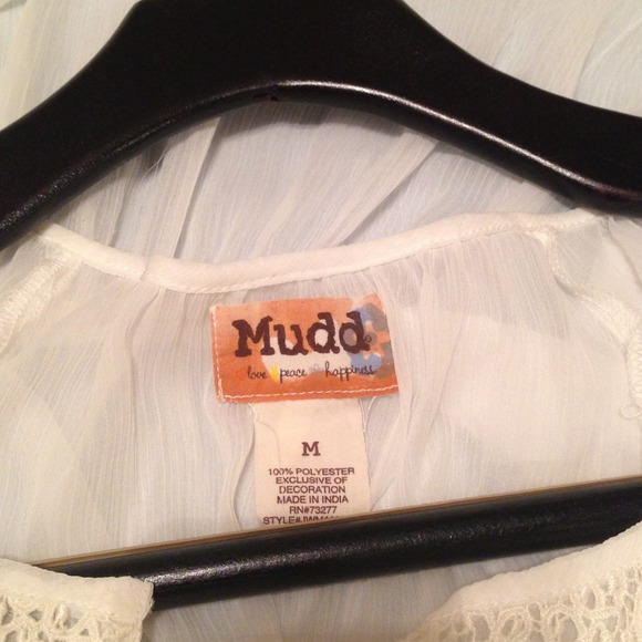 White Sheer Top by Mudd - Picture 3 of 3
