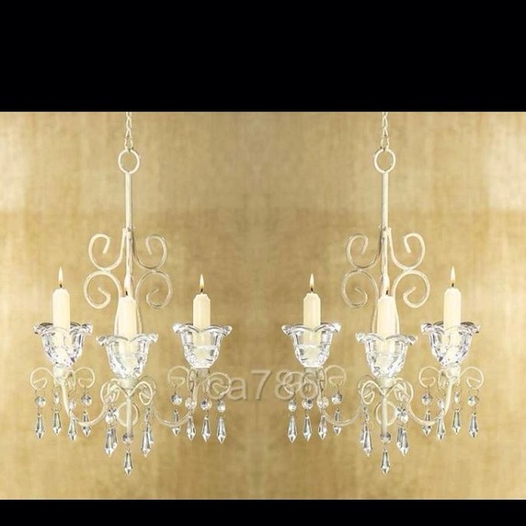 Two wedding chandeliers that can be hung