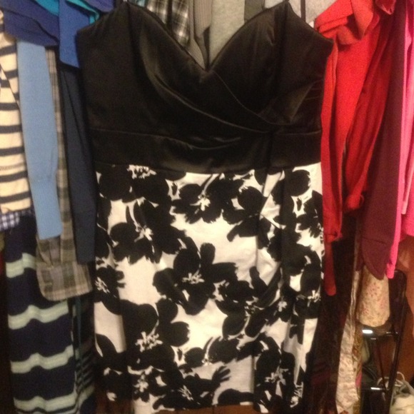 Black and white dress