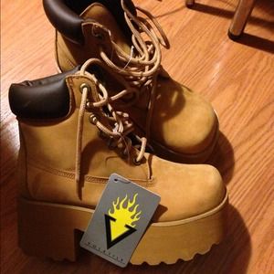 Shoes - Volatile Platform Wedge Nubuck Boots Shoes - Volatile Platform Wedge Nubuck Boots