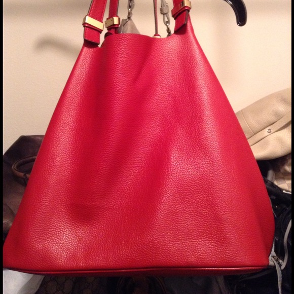 Red Authentic Michael Kors Bag