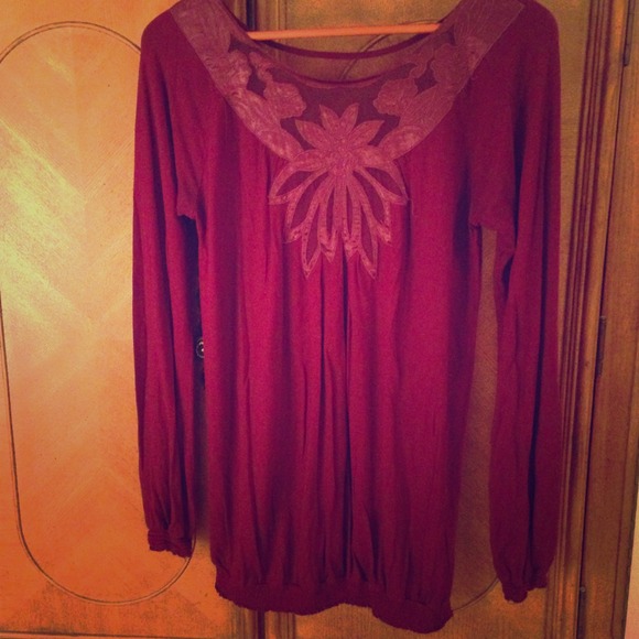 Urban Outfitters silk detailed top